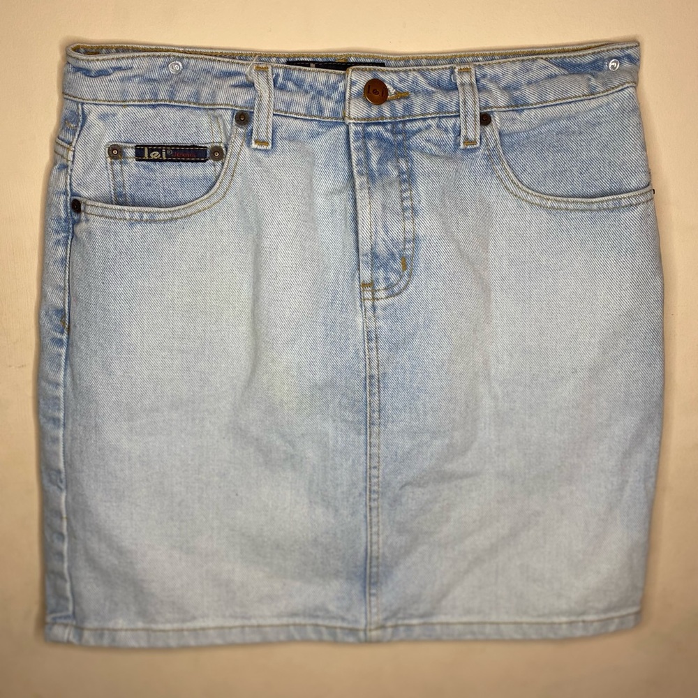 Vintage LEI Denim Skirt